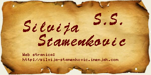 Silvija Stamenković vizit kartica